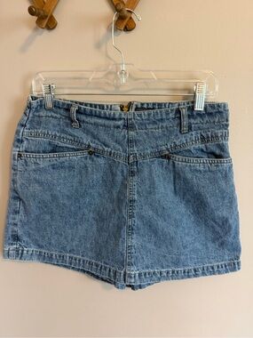 Y2K Route 66 Vintage Denim High Waisted Skort Blue Size 7/8 (M)